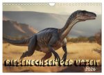 Riesenechsen der Urzeit (Wandkalender 2026 DIN A4 quer), CALVENDO Monatskalender