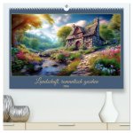 Landschaft romantisch gesehen (hochwertiger Premium Wandkalender 2026 DIN A2 quer), Kunstdruck in Hochglanz