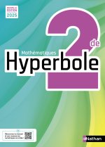 Hyperbole Mathématiques 2de - Manuel élève - 2025