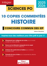 Histoire 2025-2026 : 10 copies commentées