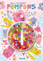 Mon coloriage pompons (Chats)