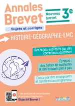 Annales - Brevet assuré - Histoire-Géographie-EMC - 3e - 2026