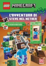 avventura di Steve nel Nether. Lego minecraft