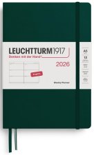 Weekly Planner 2026 Medium (A5) Forest Green