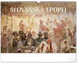 Kalendář 2026 nástěnný: Slovanská epopej - Alfons Mucha, 48 x 33 cm