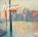 Kalendář 2026 poznámkový: Claude Monet, 30 x 30 cm