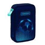 Piórnik 2 komorowy bez wyposażenia Astrabag Football Light  AC2
