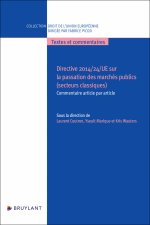 Directive 2014/24 sur la passation des marchés publics - Commentaire article par article