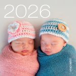 Calendrier mural 2026 - Bébés