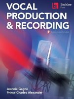 VOCAL PRODUCTION AND RECORDING - BERKLEE PRESS (BOOK/AUDIO)