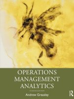 Operations Management Analytics