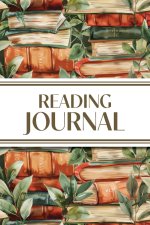 Reading Journal (Watercolour Stacked Books with Leaves)