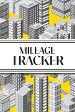 Mileage Tracker (Cityscape Grayscale and Yellow)