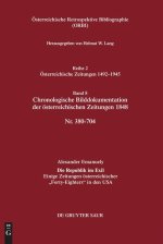 Chronologische Bilddokumentation der österreichischen Zeitungen 1848