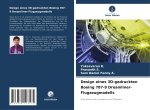 Design eines 3D-gedruckten Boeing 787-9 Dreamliner-Flugzeugmodells