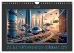 Zukunftsvision Megacity (Wandkalender 2026 DIN A4 quer), CALVENDO Monatskalender