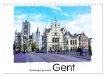 Spaziergang durch Gent (Wandkalender 2026 DIN A4 quer), CALVENDO Monatskalender