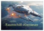 Raumschiff-Abenteuer (Wandkalender 2026 DIN A4 quer), CALVENDO Monatskalender