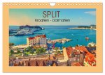 SPLIT Kroatien - Dalmatien (Wandkalender 2026 DIN A4 quer), CALVENDO Monatskalender