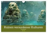 Ruinen versunkener Kulturen - Fantasiebilder (Wandkalender 2026 DIN A4 quer), CALVENDO Monatskalender