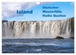 Island - Gletscher, Wasserfälle, Heiße Quellen (Wandkalender 2026 DIN A4 quer), CALVENDO Monatskalender