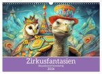 Zirkusfantasien - Bezaubernd fremdartig (Wandkalender 2026 DIN A3 quer), CALVENDO Monatskalender