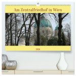 Am Zentralfriedhof in Wien (hochwertiger Premium Wandkalender 2026 DIN A2 quer), Kunstdruck in Hochglanz