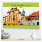 Melk und Dürnstein, zwei malerische Städtchen in der Wachau (hochwertiger Premium Wandkalender 2026 DIN A2 quer), Kunstdruck in Hochglanz