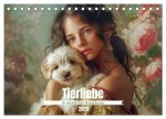 Tierliebe - In exotischer Umgebung (Tischkalender 2026 DIN A5 quer), CALVENDO Monatskalender