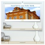 Ansichten vom Stift in Melk (hochwertiger Premium Wandkalender 2026 DIN A2 quer), Kunstdruck in Hochglanz