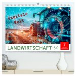 Landwirtschaft 5.0 - digitale Welt (hochwertiger Premium Wandkalender 2026 DIN A2 quer), Kunstdruck in Hochglanz