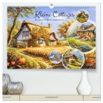 Kleine Cottages - Romantische Fantasiehäuschen (hochwertiger Premium Wandkalender 2026 DIN A2 quer), Kunstdruck in Hochglanz