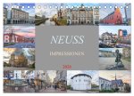 Neuss Impressionen (Tischkalender 2026 DIN A5 quer), CALVENDO Monatskalender