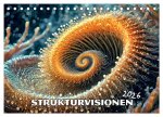 Strukturvisionen (Tischkalender 2026 DIN A5 quer), CALVENDO Monatskalender