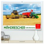 Mähdrescher - tolle Momente (hochwertiger Premium Wandkalender 2026 DIN A2 quer), Kunstdruck in Hochglanz