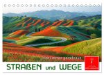 Straßen und Wege (Tischkalender 2026 DIN A5 quer), CALVENDO Monatskalender