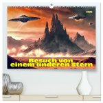 Besuch von einem anderen Stern (hochwertiger Premium Wandkalender 2026 DIN A2 quer), Kunstdruck in Hochglanz