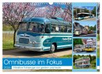 Omnibusse im Fokus (Wandkalender 2026 DIN A3 quer), CALVENDO Monatskalender