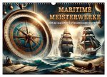 Maritime Meisterwerke: Ein KI-Kalender für Seefahrerherzen (Wandkalender 2026 DIN A3 quer), CALVENDO Monatskalender