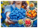 Ernteglück - Eine handvoll süßer Früchte zum Anbeißen (Tischkalender 2026 DIN A5 quer), CALVENDO Monatskalender