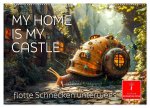 My home is my castle - flotte Schnecken unterwegs (Wandkalender 2026 DIN A2 quer), CALVENDO Monatskalender