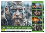 Die Abenteuer der Wikinger (Wandkalender 2026 DIN A3 quer), CALVENDO Monatskalender