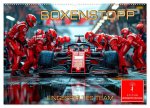 Boxenstopp - eingespieltes Team (Wandkalender 2026 DIN A2 quer), CALVENDO Monatskalender