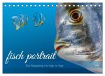 fisch portrait (Tischkalender 2026 DIN A5 quer), CALVENDO Monatskalender