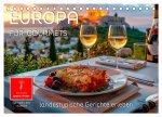 Europa für Gourmets - landestypische Gerichte erleben (Tischkalender 2026 DIN A5 quer), CALVENDO Monatskalender