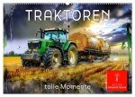 Traktoren - tolle Momente (Wandkalender 2026 DIN A2 quer), CALVENDO Monatskalender