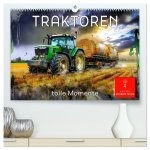 Traktoren - tolle Momente (hochwertiger Premium Wandkalender 2026 DIN A2 quer), Kunstdruck in Hochglanz