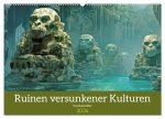 Ruinen versunkener Kulturen - Fantasiebilder (Wandkalender 2026 DIN A2 quer), CALVENDO Monatskalender