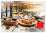 Picknick für Gourmets - Genuss erleben (Tischkalender 2026 DIN A5 quer), CALVENDO Monatskalender