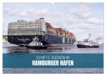 Schiffe gucken im Hamburger Hafen (Wandkalender 2026 DIN A2 quer), CALVENDO Monatskalender